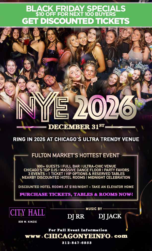 New Years Eve Chicago 2026 Party